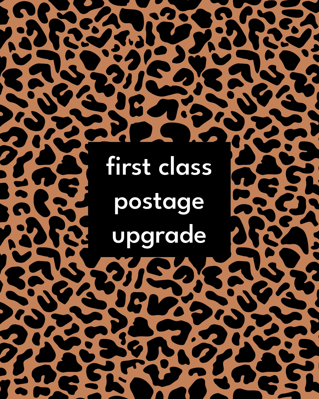 First Class Postage Upgrade