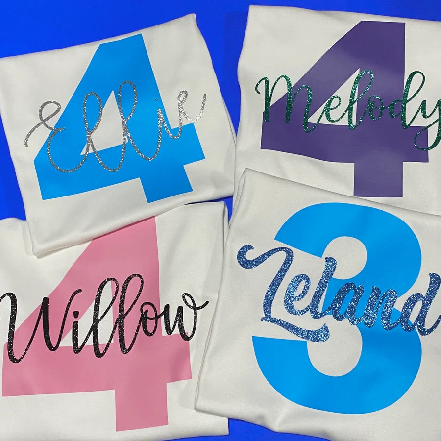 Birthday Number T Shirt