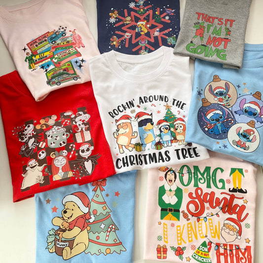 Character Christmas T Shirts