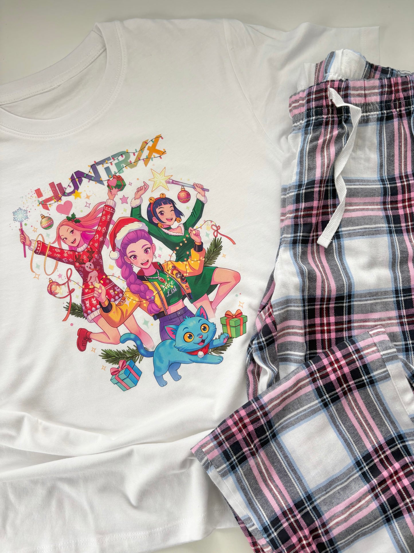 K-Pop Demon Family Tartan Pyjamas