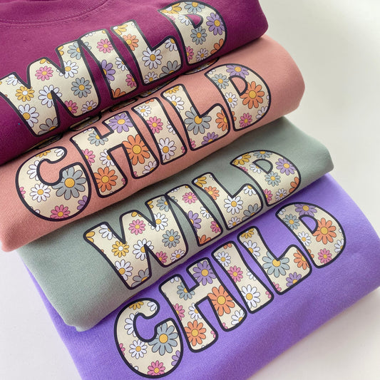 Wild Child Floral Sweatshirt