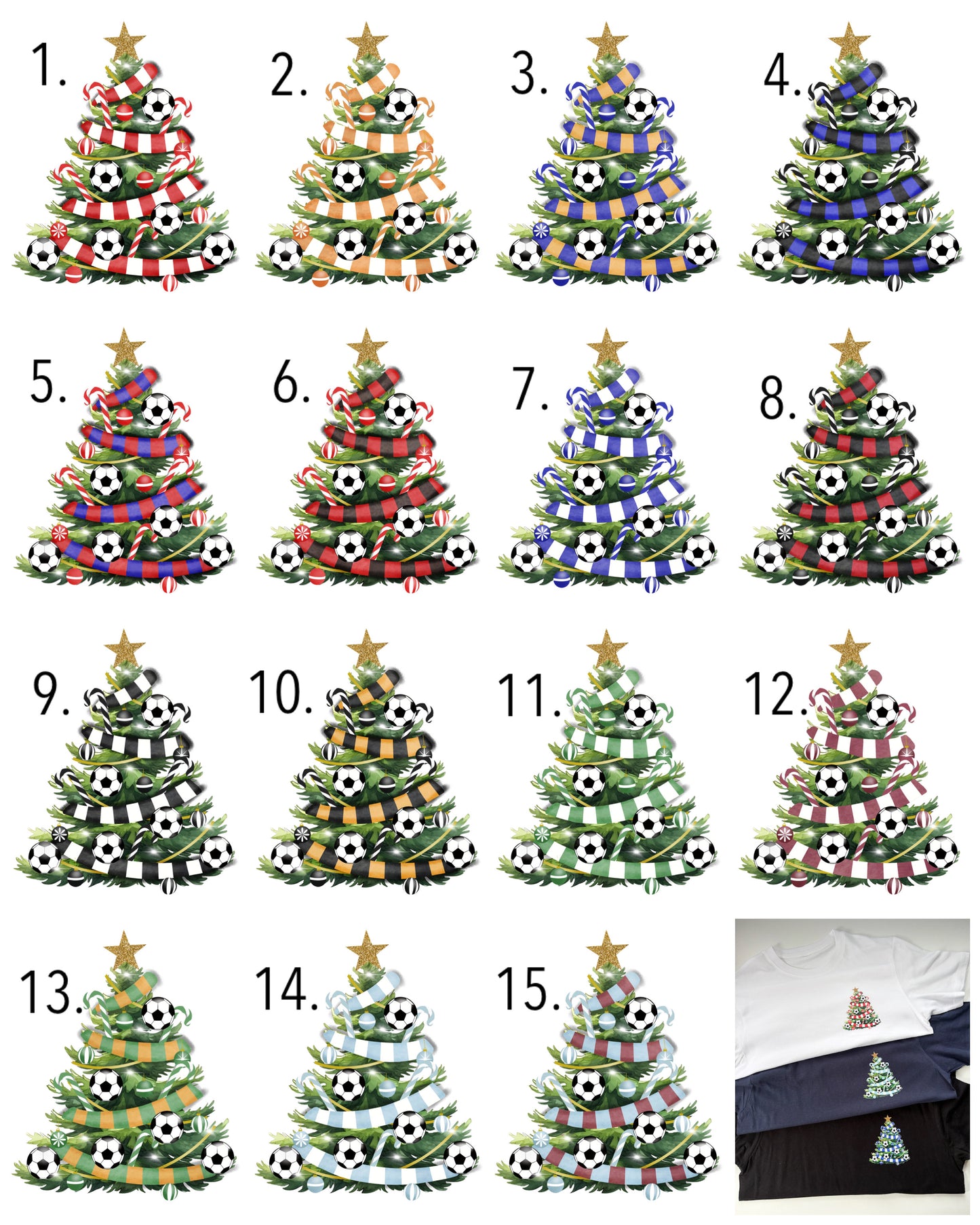 Pocket Football Christmas T Shirts