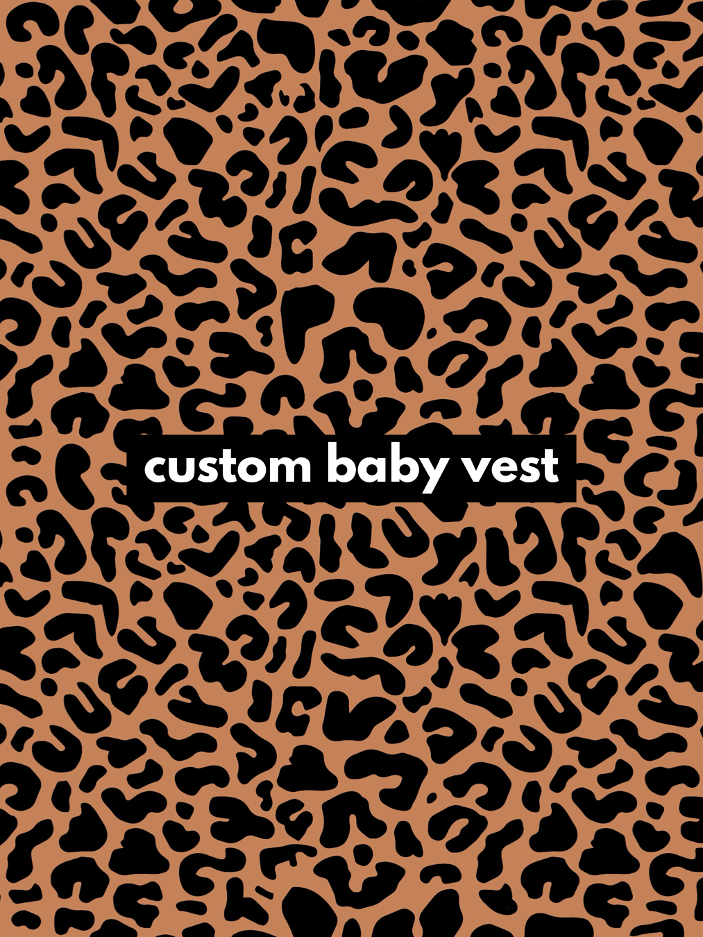 Custom Baby Vest
